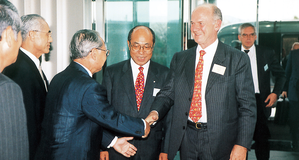 ピエヒ会長以下VW一行が来社